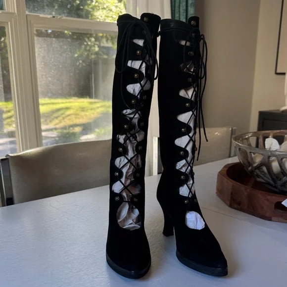 Betsey Johnson gladiator boots - Picture 3 of 8